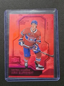 2024-25 Metal Universe Red PMG 71/100 Juraj Slafkovsky #41 - Canadiens - Picture 1 of 2