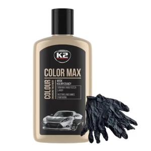 SCHWARZ Autopolitur Wachspolitur K2 Color Max 250 Gratis Nitrilhandschuhe - Bild 1 von 7