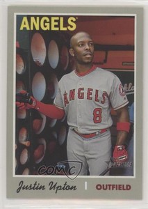 2019 Topps Heritage Short Print Justin Upton #421