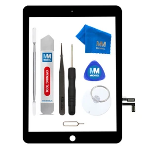 Digitizer Ekran dotykowy Wyświetlacz Szkło do iPada 7 i 8 - Czarny - Zdjęcie 1 z 6