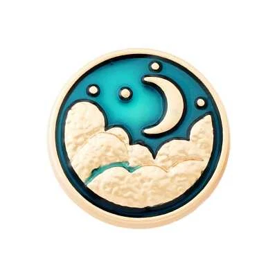 5pcs Moon Element Metal Decorative buttons for Clothing Crafts Sewing diy 20mm - Image 1 of 4