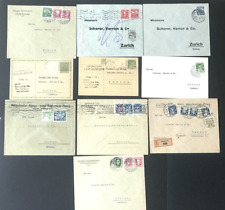 CZECHOSLOVAKIA CESKOSLOVENSKO X 10 -1926 And After Letter Covers  TO SWITZERLAND