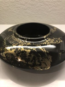 makie style bowl centerpiece japanese black centerpiece - Picture 1 of 11