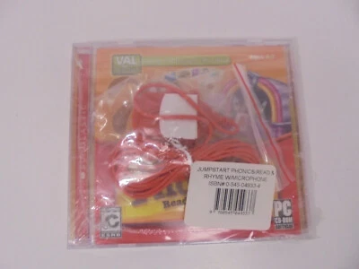 JumpStart Phonics Read and Rhyme Pc Factory New Nice Vista XP w/ Microphone - Image 1 of 2