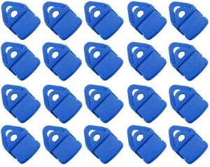 20 x HOLDON MINI CLIP Molton Planen Spanner BLAU Spann Klammer Klemme Halter Öse - Picture 1 of 10