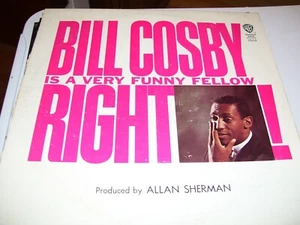 BILL COSBY-A VERY FUNNY FELLOW RIGHT-LP-VG-WB GOLD-PRODUCED BY ALLAN SHERMAN - Picture 1 of 2
