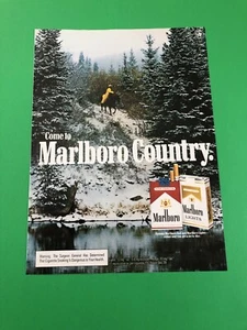 CIGARRILLOS MARLBORO ORIGINAL VINTAGE 1 PÁGINA ANUNCIO IMPRESO ANUNCIO CC13 - Imagen 1 de 1