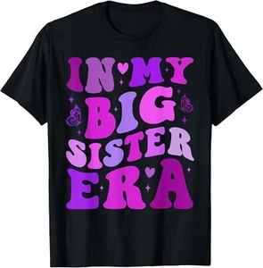 My Big Sister Era Big Sis Girls Kids Announcement Pregnancy T-Shirt Hoodie - Picture 1 of 15
