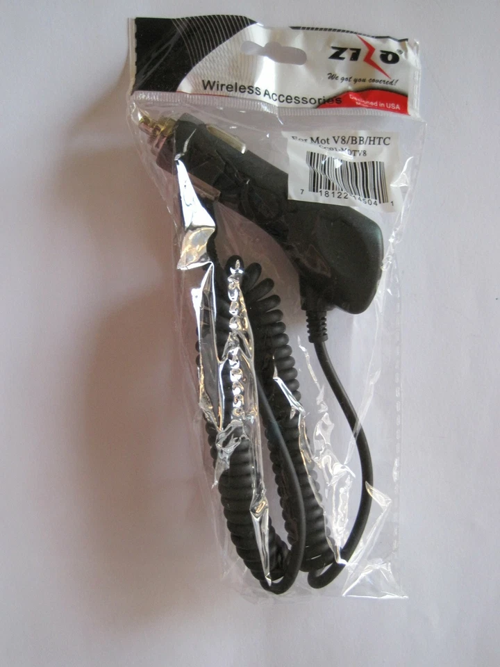 Zizo - Cargador inalámbrico para teléfono celular coche - Para Mot V8, BB, HTC - NUEVO Foto 1 de 4