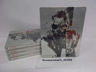 KONAMI METAL GEAR SOLID V 5 THE PHANTOM PAIN STEELBOOK STEELBOX- PS4 - NO GAME - NEW