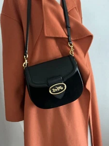 Coach Tasche Crossbody Kat Saddle Bag 20 Black NP460€ - Bild 1 von 21