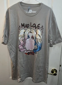 Batman Harley Quinn Mad Love hellbraunes T-Shirt Größe Herren 2XL - Bild 1 von 5