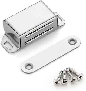 Schranktürmagnete, 30 Pfund starker magnetischer Türschnäpper, strapazierfähiger Magnetriegel, - Bild 1 von 5