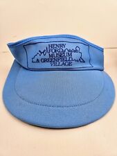 Vintage Henry Ford Museum Greenfield Village Visor Trucker Hat Strapback Cap