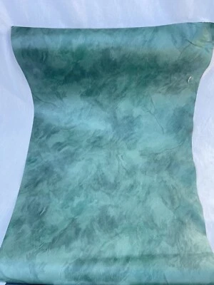 Lot Of 3 Vintage Wallpaper Double Roll Green Faux Granite Textured - Image 1 of 3