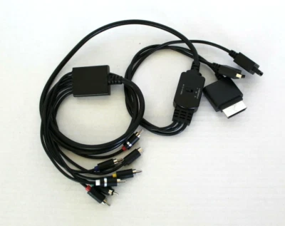 Video Game Multi Console Component AV Cord S-Video Xbox Playstation - Image 1 of 3