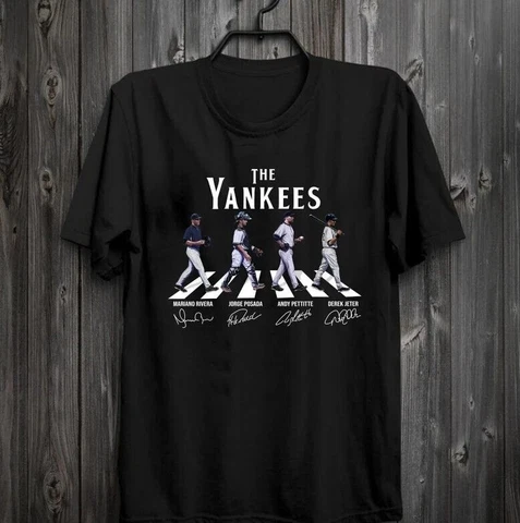 New York Yankees T Shirt Vintage MLB Baseball Sport Signature Gift Fan Cover