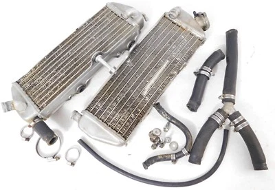 Juego de mangueras y herrajes de radiador izquierdo y derecho ATK LQ 260 1997 genuino OEM Rotax 97 Foto 1 de 4