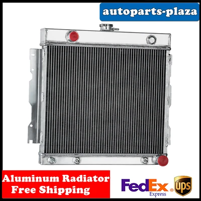 FOR 1972-1979 DODGE D100 W150 Ramcharger Plymouth PB100 PB200 V8 3-CORE RADIATOR - Image 1 of 4