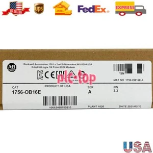 New Sealed AB 1756-OB16E SER A ControlLogix 16 Point D/O Module - Picture 1 of 6