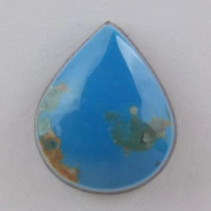 RARE CERULEITE - 6.3 carats - 15 x 12 mm - ANTOFAGASTA, CHILE 28237 - Picture 1 of 4