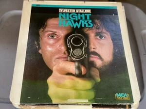 MCA presents Sylvester Stallone in NIGHT HAWKS SelectaVision VideoDiscs "CED  - Picture 1 of 2