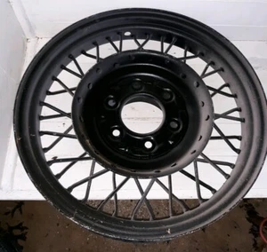 1930s WIRE WHEEL RAT ROD 6 HOLE SPOKED WHEEL RIM  - Picture 1 of 9