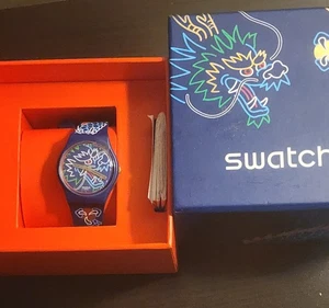 Swatch Año del Dragón Caja Abierta Nuevo - Imagen 1 de 2