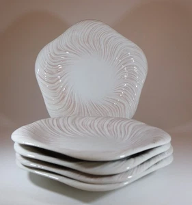 Arje Griegst - Royal Copenhagen Konkylie Triton Rosa - 5 Dinner Plates 14172 - Picture 1 of 7