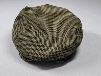 VTG DPC Dorfman Pacific Hat Mens L Newsboy Plaid Wool Flat Driver Cap Snap - Image 1 of 4