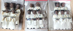 Imán de coro negro Young's Collectables, nuevo (juego de 3 imanes) - Imagen 1 de 1