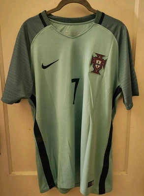 Camiseta de fútbol Nike Dri-Fit Ronaldo #7 Portugal talla L #000564578 2016 nueva con etiquetas Foto 1 de 4
