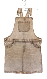 Art Class Girls Stretch Denim Overall Dress Skirt Gray Size XXL (18) - Picture 1 of 6