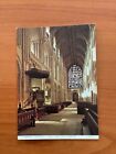 NORWICH CATHEDRAL NAVE AND WEST WINDOW NORFOLK POSTCARD 
