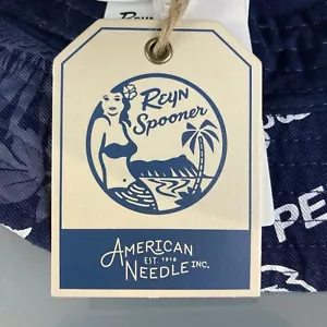 Penn State Reyn Spooner Fischerhut Sonnenschutz Blumen Schlapphut L/XL Navy Baumwolle - Bild 1 von 8