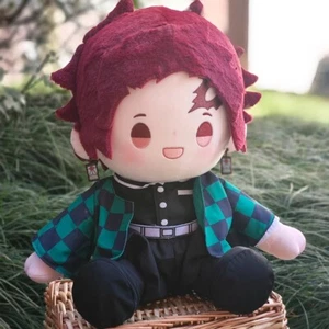 Cazador de demonios Kamado Tanjirou 40 cm muñeca de peluche juguete de vestir peluche anime - Imagen 1 de 3