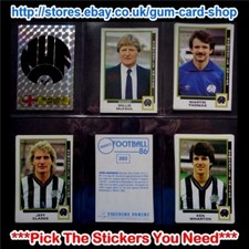 PANINI FOOTBALL 86  (STICKERS 200 - 299) (GOOD) *SELECT THE STICKERS YOU NEED*