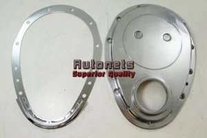 SBC Chevy Timing Chain Cover Billet Aluminum SB 283 327 350 383 400 V8 Hot Rod - Bild 1 von 1