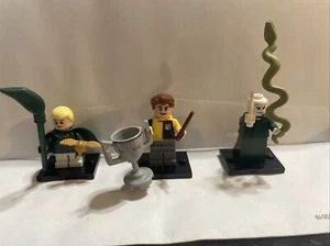 Lego Harry Potter Minifigures Lord Voldemort, Draco Malfoy, Cedric Diggory Nice - Picture 1 of 4