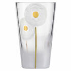Eisch Vase Camilla, Dekovase, Blumenvase, Kristallglas, Wei, Gold, 21 cm