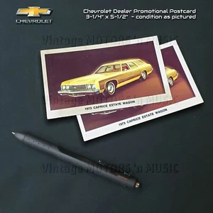 1973 Vintage Chevrolet Caprice Estate Wagon Postkarte 5,50"x3,25" - Stempelglanz  - Bild 1 von 2