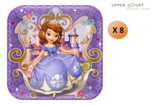 Sofia The First Dinner Plates 8 Pack Paper Birthday Party Supplies - Picture 1 of 1