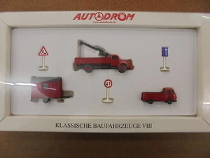 Wiking Autodrom 9902800 vehículos de construcción clásica VIII - Imagen 1 de 1