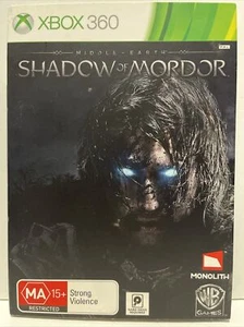 Middle Earth Shadow of Mordor Xbox 360 PAL  Lord Of The Rings Tolkien T13 - Picture 1 of 6