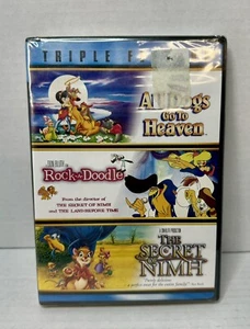 HTF! All Dogs Go To Heaven / Rock-A-Doodle / The Secret of Nimh, 3-Disc DVD - Picture 1 of 5