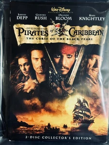 Pirates of the Caribbean (Curse...Black Pearl) (DVD) (New Sealed + Sleeve Cover) - Foto 1 di 2