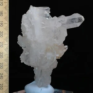 Faden Quartz Âme tabular crystal points cluster natural mineral specimen 699ct - Picture 1 of 8