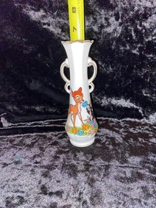 Vase Disney Bambi Flower Vintage Japan - Picture 1 of 4
