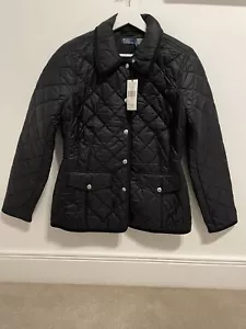 Polo Ralph Lauren Women Quilted Jacket Black Size Small - Picture 1 of 12