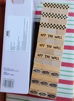 Vans NEW "Off the Wall" ~ Wood Block Stacking Game - Image 1 of 4
